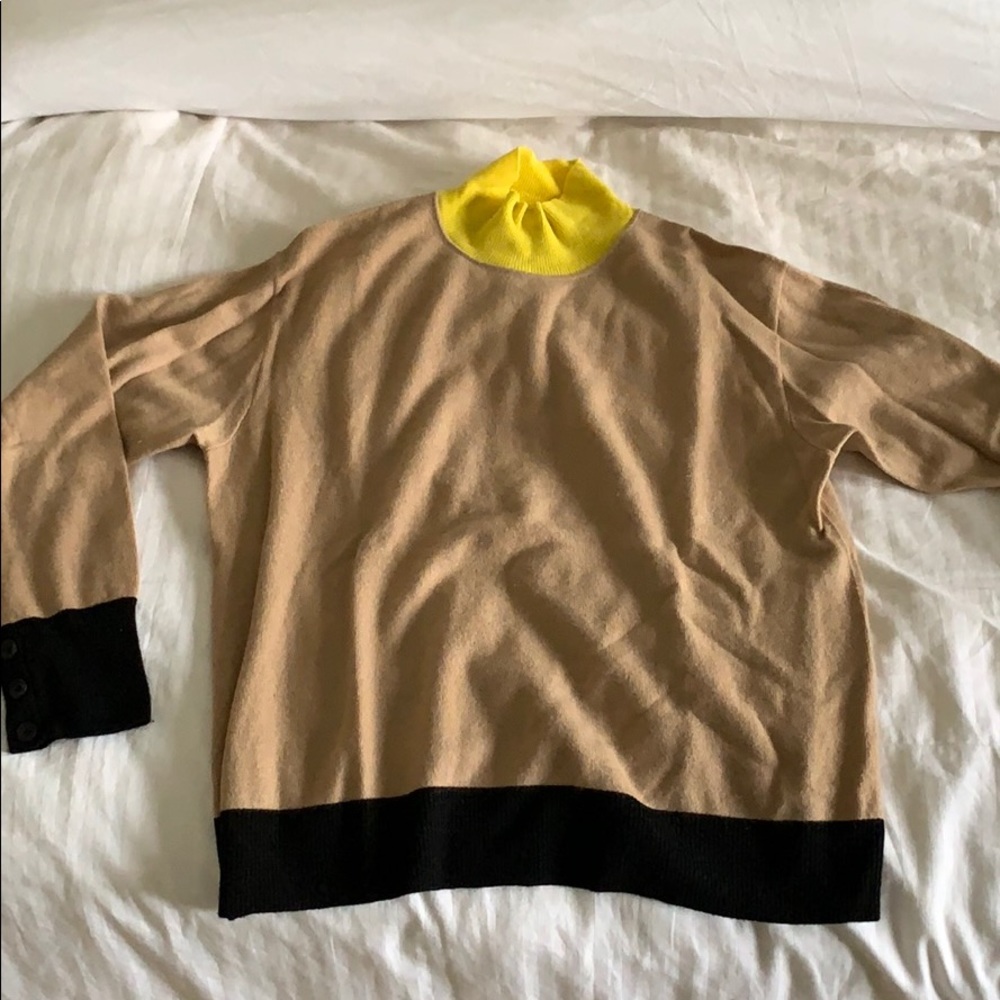 Rag & Bone turtleneck cashmere sweater.